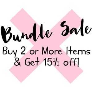 Bundle Sale - Buy 2 or More & Get 15% Off